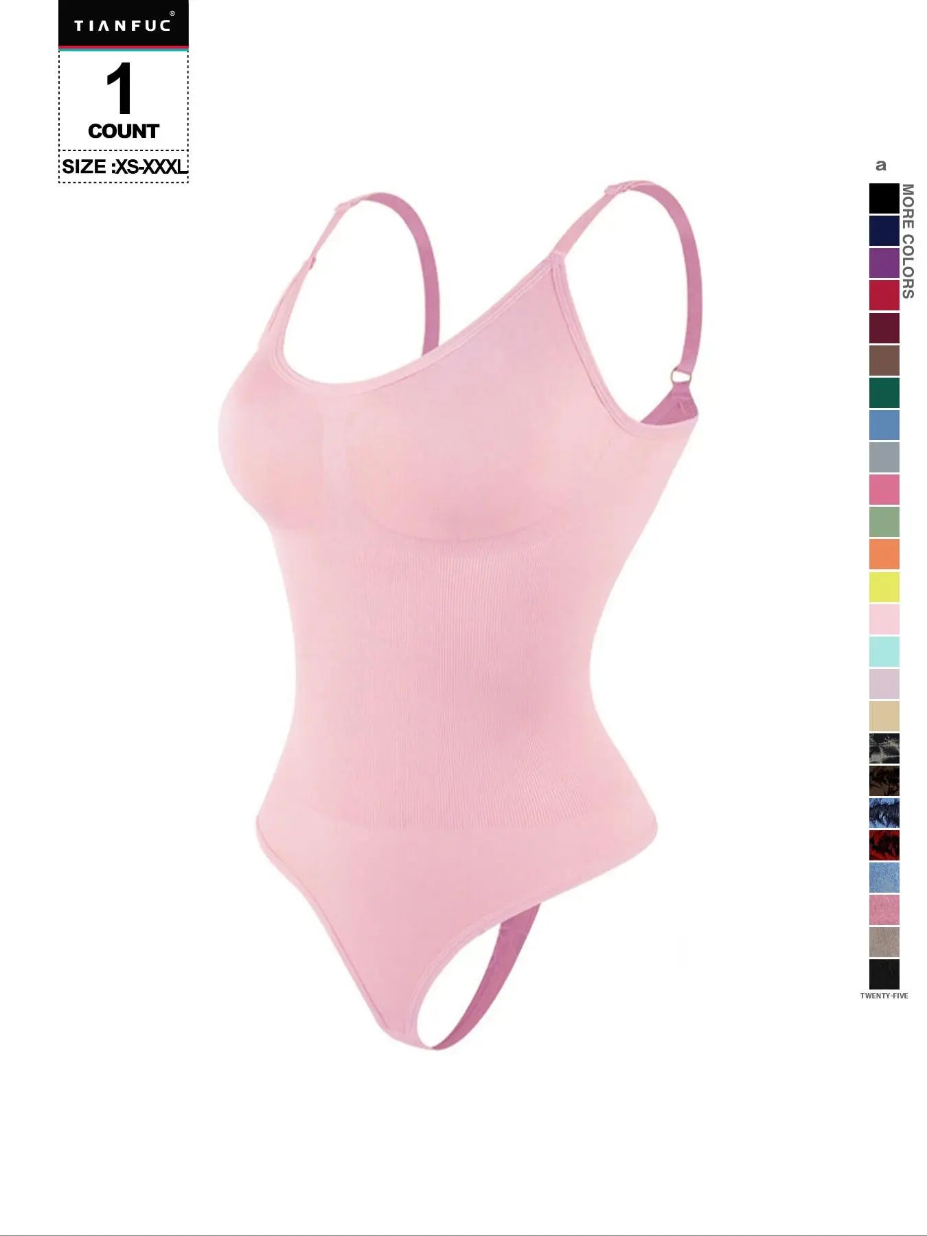 Seamless Shaping Bodysuit, Tummy Control Slimming Thong Body Shaper, Women'S Underwear & Shapewear, Smooth